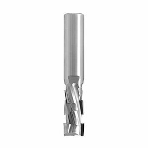 Mèche à défoncer Diamant ( H=2.5) Finition Ø12 LC.25 LU.25 LT.78 Q12 Z2+2 Hél. Positive/Négative Rot.Droite - Corps Acier inox